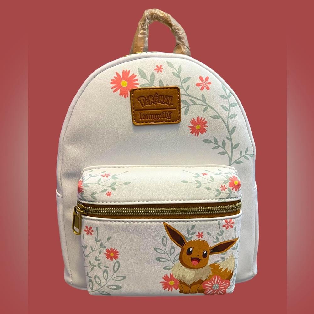 Loungefly Pokemon Eevee Spring Flowers Mini Backpack